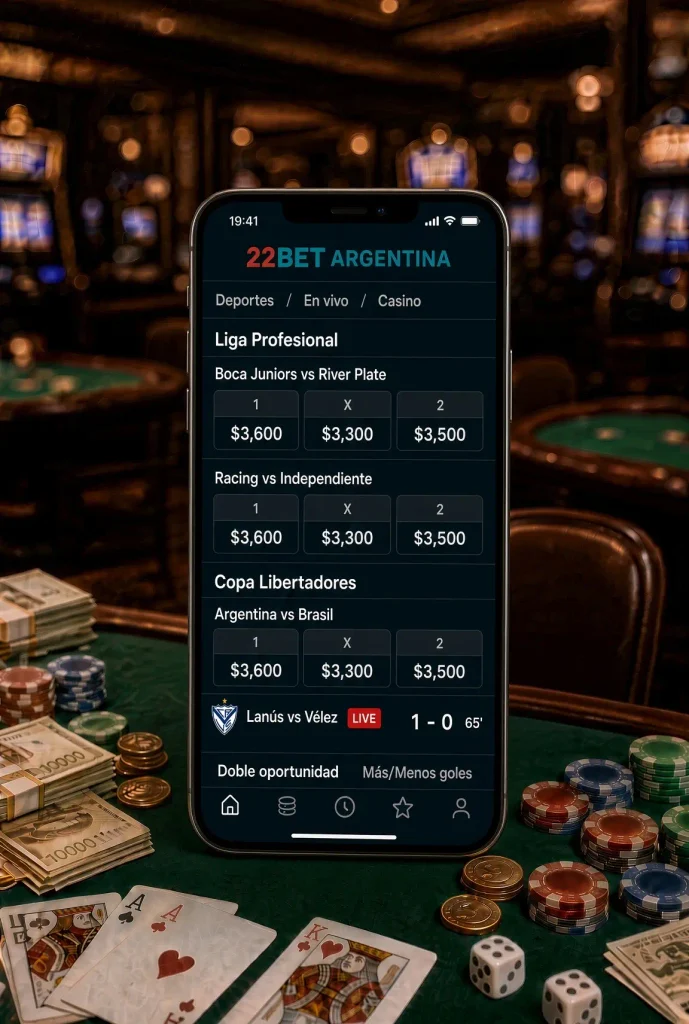 Teléfono con apuestas