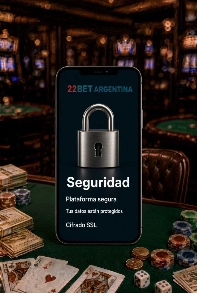 Teléfono con página de seguridad